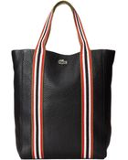 Lacoste Elena Vertical Tote Bag - Lyst