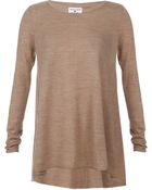 Alice + Olivia Exclusive Round Neck Tunic Sweater - Lyst