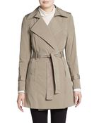 T Tahari Freesia Belted Trench Coat - Lyst
