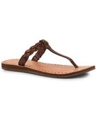 Ugg Bria Leather Thong Sandals - Lyst