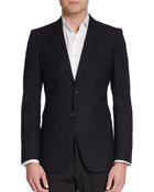 Burberry Prorsum Slim Wool Blazer - Lyst