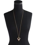 J.Crew Spikey Cluster Pendant Necklace - Lyst