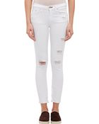 Rag & Bone Zip-Ankle Capri Jeans - Lyst