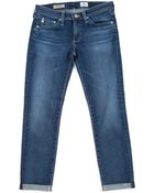 Ag Adriano Goldschmied Stilt Roll Up Jeans - Lyst