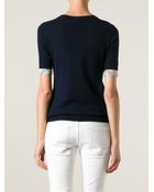 Burberry Brit Short Sleeve Sweater - Lyst