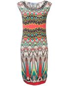 Blumarine Abstract Print Dress - Lyst