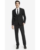 Express Black Stretch Wool Blend Innovator Suit Jacket - Lyst