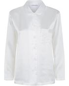 Raphaëlla Riboud Sissi Silk Pyjama Top - Lyst