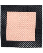 Tory Burch Tory Logo Tile Scarf - Lyst