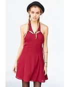 Kimchi Blue Chiffon Neck Cut-Out Halter Dress - Lyst