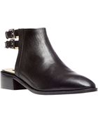 Steven By Steve Madden Nadiya Leather Booties - Lyst