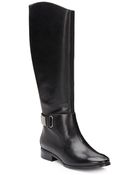 Nine West Hailene Leather Tall Boots - Lyst