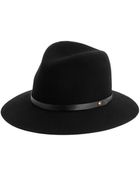 Rag & Bone Black Floppy Brim Fedora - Lyst