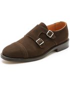 Mark Mcnairy New Amsterdam Double Buckle Monk Shoes - Lyst