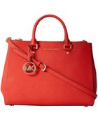 MICHAEL Michael Kors Sutton Large Satchel - Lyst
