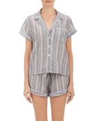 Steven Alan Multi-Stripe Pajama Shirt - Lyst
