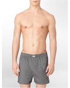 Calvin Klein 3 Pack Woven Relaxed Boxers - Lyst