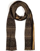Etro Wool-Silk Blend Scarf - Lyst