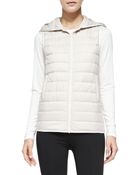 Theory Velvian Hooded Puffer Vest - Lyst