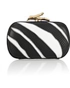 Diane von Furstenberg Lytton Paneled Leather Clutch - Lyst