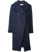 Marni Double Breasted Coat - Lyst