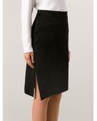 Maiyet Suede Skirt - Lyst