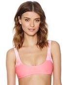 Nasty Gal Mandalynn Madison Bikini Top - Coral - Lyst