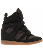 Isabel Marant Bekett Suede Wedge Trainers - Lyst