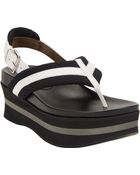 Marni Thong Slingback Platform Sandals - Lyst