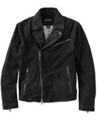 Marc By Marc Jacobs Luca Suede Moto Jacket - Lyst