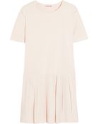 See By Chloé Jersey And Cotton-Poplin Dress - Lyst