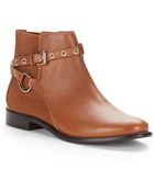 Diane von Furstenberg Rikki Leather Ankle Boots - Lyst