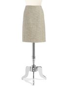 T Tahari Tweed Pencil Skirt - Lyst