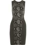 Diane von Furstenberg Franca Stretch-Ponte Mini Dress - Lyst