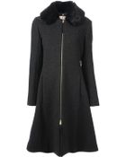 Marni Beaver Fur Collar Coat - Lyst