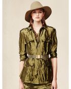 Collection Apparel Metallic Tristan Safari Jacket - Lyst