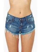 Nasty Gal One Teaspoon Bonitas Cutoff Shorts - Starstruck - Lyst