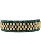 Iosselliani Bangle With Emerald Strass - Lyst