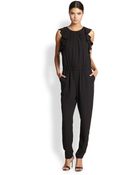 Shoshanna Crepe Katrina Jumpsuit - Lyst