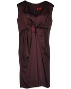 Lanvin Short Dress - Lyst