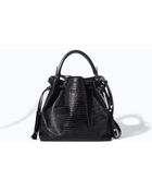 Zara Leather Bucket Bag - Lyst