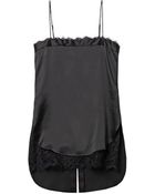 Adam Lippes Silk And Lace Cami Top - Lyst