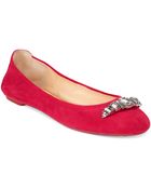 Cole Haan Manhattan Jeweled Ballet Flats - Lyst