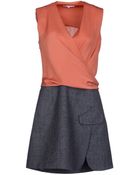 Carven Short Dress - Lyst
