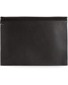 Alexander McQueen Zipped Clutch - Lyst