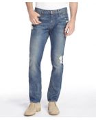 Koral 8 Month Destroyed Slim Straight Leg Denim Jeans - Lyst