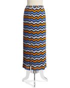 MICHAEL Michael Kors Pleated Maxi Skirt - Lyst