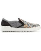 Valentino 'Leo' Print Sneakers - Lyst