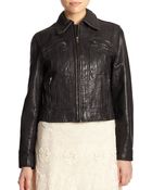 Polo Ralph Lauren Leather Jacket - Lyst