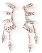 Roberto Cavalli Arrow Pendant Earcuffs - Lyst